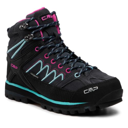 Παπούτσια πεζοπορίας CMP Moon Mid Wmn Trekking Shoe Wp 31Q4796 Antracite/Acqua 33UL