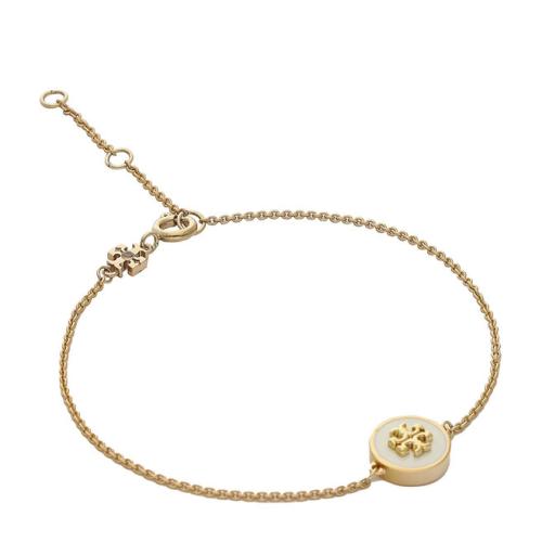 Βραχιόλι Tory Burch Kira Enamel Chain Bracelet 90284 Tory Gold/New Ivory 700