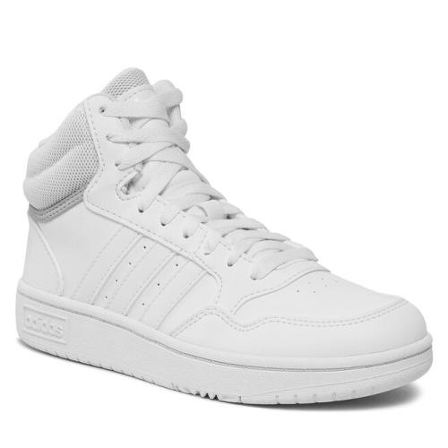 Παπούτσια adidas Hoops 3.0 Mid K GW0401 Ftwwht/Ftwwht/Gretwo