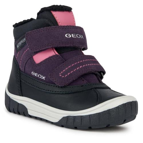 Μποτίνια Geox B Omar Girl Wpf B262LD 022FU C9233 M Black/Violet