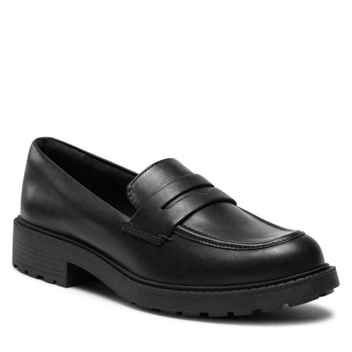 Κλειστά παπούτσια Clarks Orinoco 2 Penny 261747864 Black Leather