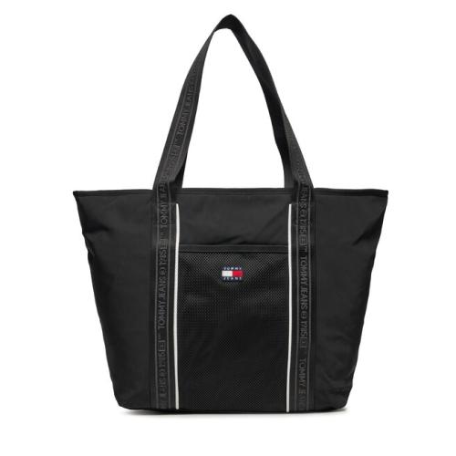 Τσάντα Tommy Jeans Tjw Heritage Tote AW0AW15824 Black BDS