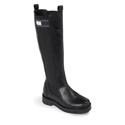 Μπότες Tommy Jeans Tjw High Shaft Boot EN0EN02316 Black BDS