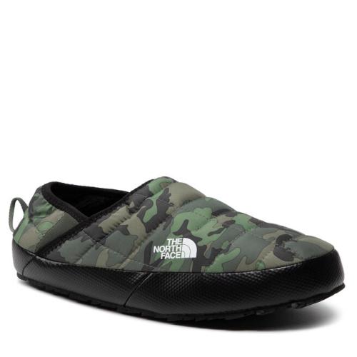 Παντόφλες Σπιτιού The North Face Thermoball Traction Mule V NF0A3UZN33U Thyme Brushwood Camo Print/Thyme