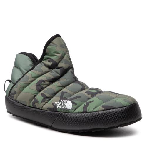 Παντόφλες Σπιτιού The North Face Thermoball Traction Bootie NF0A3MKH28F1 Thyme Brushwood Camo Print/Tnf Black