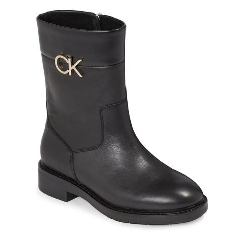 Μποτάκια Calvin Klein Rubber Sole Ankle Boot W/Hw HW0HW01703 Ck Black BEH