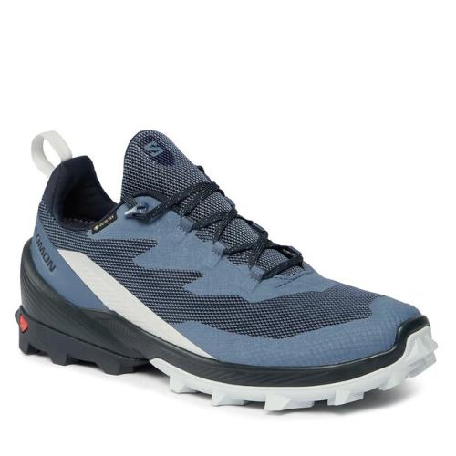 Παπούτσια πεζοπορίας Salomon Cross Over 2 GORE-TEX L47376900 Bering Sea/Carbon/Pearl Blue