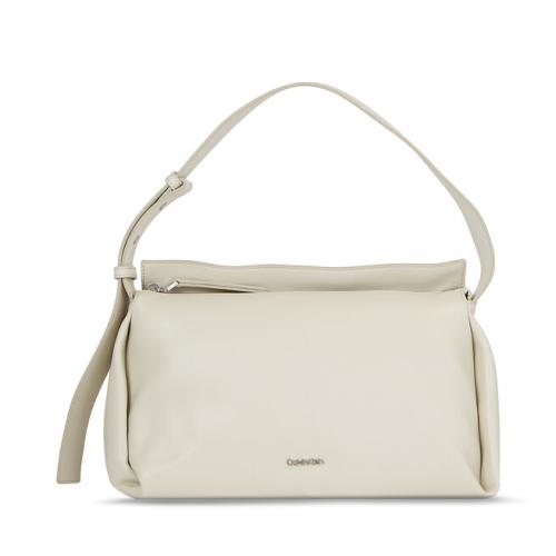Τσάντα Calvin Klein Elevated Soft Shoulder Bag Sm K60K610756 Dk Ecru PC4