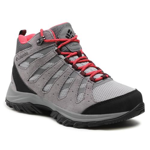 Παπούτσια πεζοπορίας Columbia Redmond III Mid Waterproof BL0168 Steam/Red Coral 088