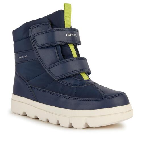 Μπότες Χιονιού Geox J Willaboom Boy B Ab J36LFB 0FU54 C0749 S Navy/Lime