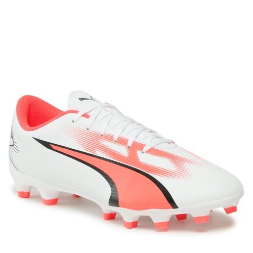 Παπούτσια Puma Ultra Play Fg/Ag 107423 01 Puma White-Puma Black-Fire Orchid