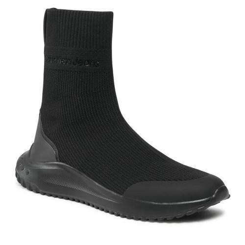 Αθλητικά Calvin Klein Jeans Eva Runner Sock Knit YM0YM00782 Triple Black 0GT