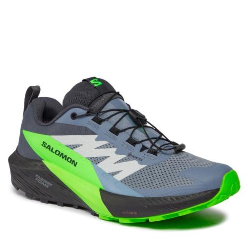 Παπούτσια Salomon Sense Ride 5 GORE-TEX L47312800 Flint Stone/Black/Green Gecko