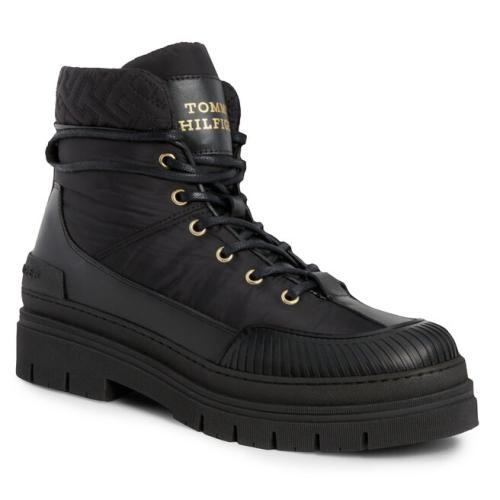 Ορειβατικά παπούτσια Tommy Hilfiger Th Monogram Outdoor Boot FW0FW07502 Black BDS