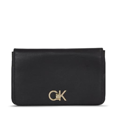 Τσάντα Calvin Klein Re-Lock Double Gusett Xbody K60K611531 Ck Black BAX