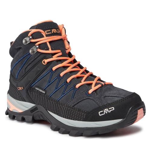 Παπούτσια πεζοπορίας CMP Rigel Mid Wmn Trekking Shoe Wp 3Q12946 Antracite-Sunrise 65UP