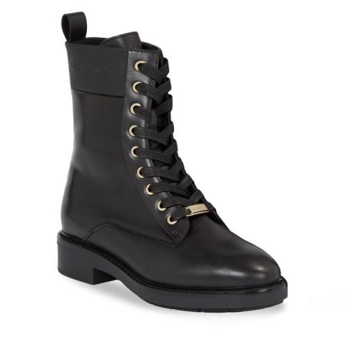 Ορειβατικά παπούτσια Calvin Klein Rubber Sole Combat Boot Lg Wl HW0HW01715 Ck Black BEH