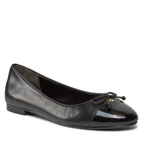 Μπαλαρίνες Tory Burch Cap-Toe Ballet 154511 Perfect Black / Perfect Black 004