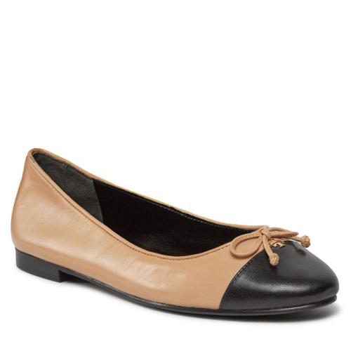 Μπαλαρίνες Tory Burch Cap-Toe Ballet 154513 Ginger Shortbread / Perfect Bl 200