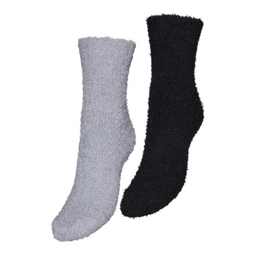 Σετ 2 ζευγάρια ψηλές κάλτσες γυναικείες Vero Moda 10303981 Black 4422823