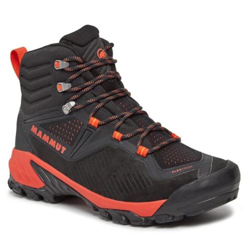 Παπούτσια πεζοπορίας Mammut Sapuen High GTX GORE-TEX 3030-04241-00654-1075 Black-Hot Red