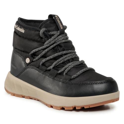 Μπότες Χιονιού Columbia Slopeside Village™ Omni-Heat™ Mid BL0145 Black/Silver Sage 010