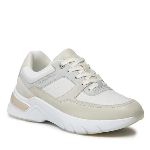 Αθλητικά Calvin Klein Elevated Runner - Mono Mix HW0HW01869 Dk Ecru/White 0F9