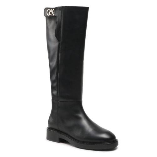 Μπότες Ιππασίας Calvin Klein Rubber Sole Knee Boot W Hw HW0HW01255 Ck Black BAX