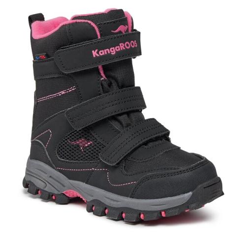 Μπότες Χιονιού KangaRoos K-Robi Ktx 18965 000 5025 Black/Daisy Pink