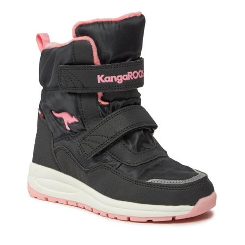 Μπότες Χιονιού KangaRoos K-Pe Nala V Rtx 18939 000 5105 Jet Black/Rose