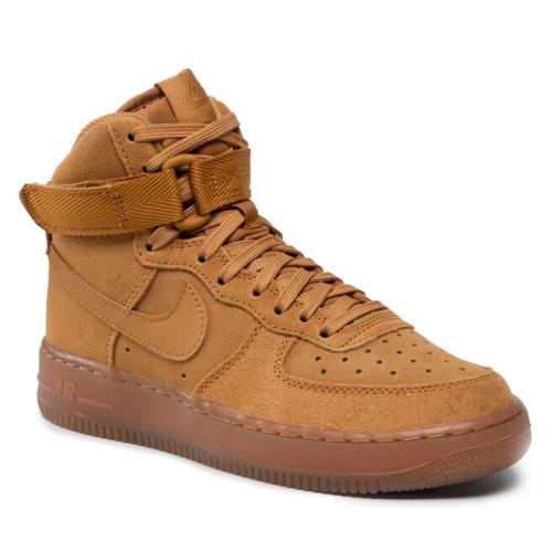 Παπούτσια Nike Air Force 1 High Lv 8 3 (GS) CK0262 700 Wheat/Wheat/Gum Light Brown