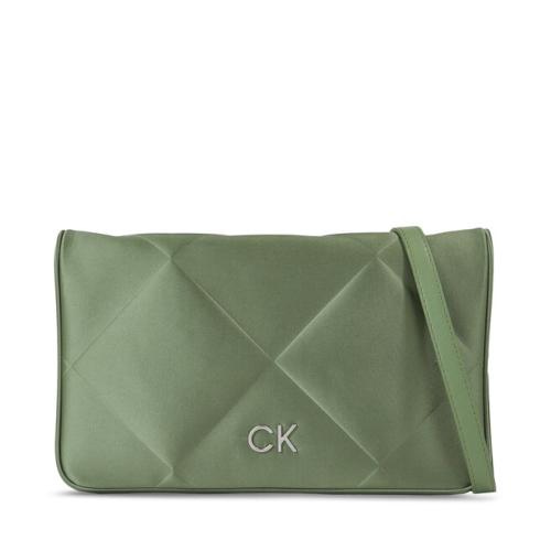 Τσάντα Calvin Klein Re-Lock Quilt Shoulder Bag-Satin K60K611300 Sea Spray LKG