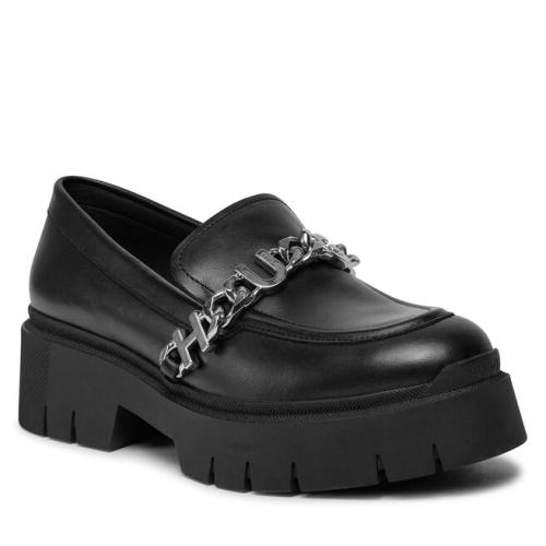 Κλειστά παπούτσια Hugo Kris Loafer Broch 50513483 Black 001