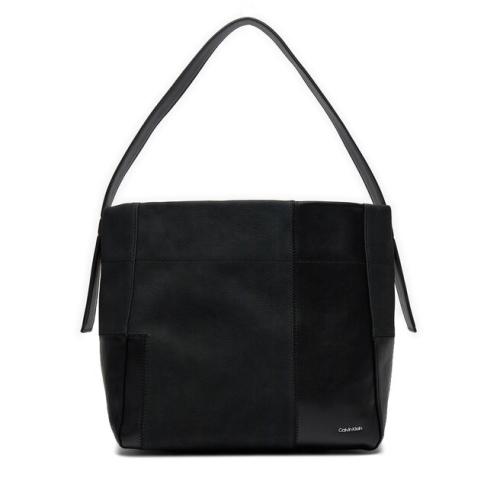 Τσάντα Calvin Klein Texture Block Medium Shopper K60K611658 Ck Black BEH