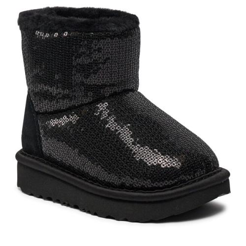 Μπότες Χιονιού Ugg T Classic Mini Mirror Ball 1143708T BLK