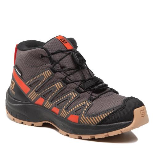 Παπούτσια πεζοπορίας Salomon Xa Pro V8 Mid Cswp J 417285 09 W0 Magnet/Acorn/Cherry Tomato