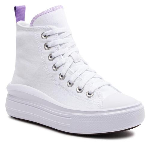 Sneakers Converse Chuck Taylor All Star Move Platform A03667C White/Pixel Purple/White
