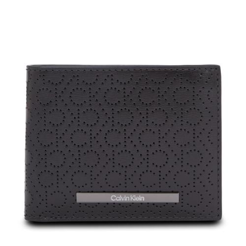 Μεγάλο Πορτοφόλι Ανδρικό Calvin Klein Modern Bar Bifold 6Cc W/Bill K50K511834 Ck Mono Perf Black 0GK