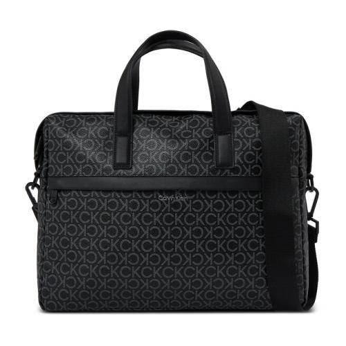 Τσάντα για laptop Calvin Klein Ck Must Laptop Bag Mono K50K511765 Classic Mono Black 0GJ