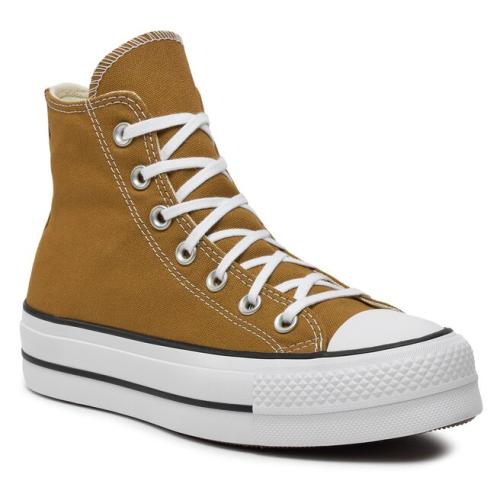 Sneakers Converse Chuck Taylor All Star Lift Platform A07210C Trek Tan/White/Black