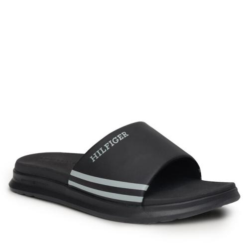 Παντόφλες Tommy Jeans Dual Density Hilifger Pool Slide FM0FM05017 Black BDS