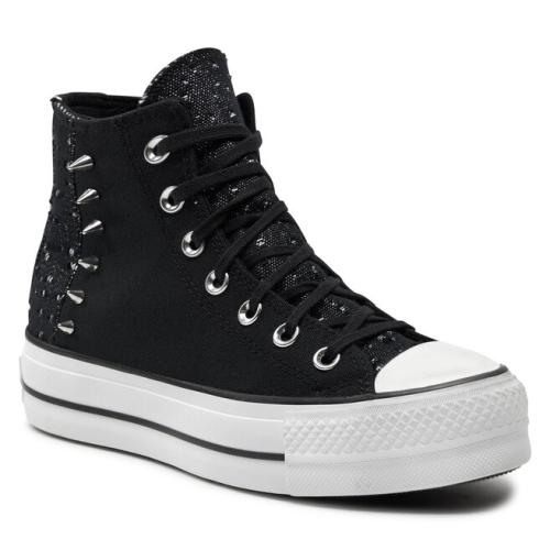 Sneakers Converse Chuck Taylor All Star Lift Platform Chrome A06450C Black/Silver/Black