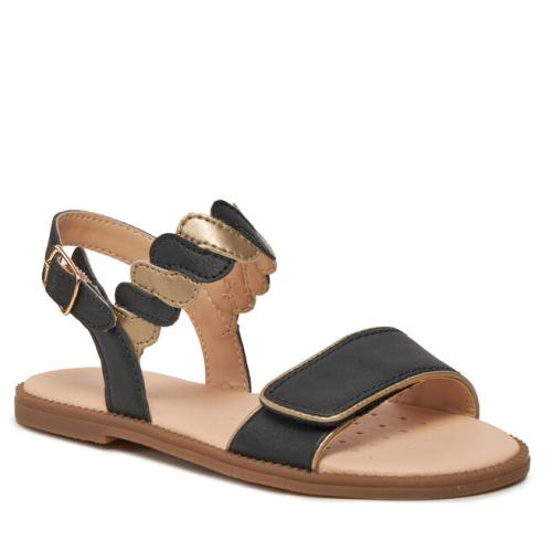 Σανδάλια Geox J Sandal Karly Girl J4535G 054AJ C0531 S Black/Platinum