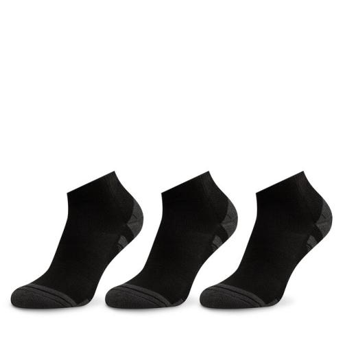 Σετ 3 ζευγάρια κοντές κάλτσες unisex Under Armour Ua Performance Tech 3Pk Low 1379504-001 Black/Black/Jet Gray