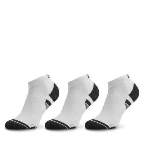 Σετ 3 ζευγάρια κοντές κάλτσες unisex Under Armour Ua Performance Tech 3Pk Low 1379504-100 White/White/Jet Gray