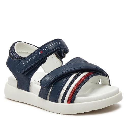 Σανδάλια Tommy Hilfiger Strippes Velcro Sanadal T1A2-33234-0326 M Blue 800