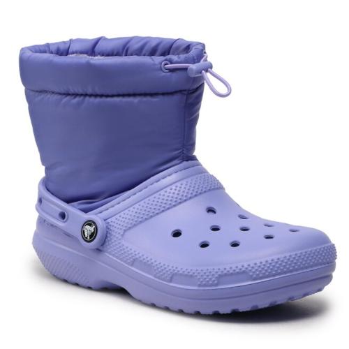 Μπότες Χιονιού Crocs Classic Lined Neo Puff Boot 206630 Digital Violet