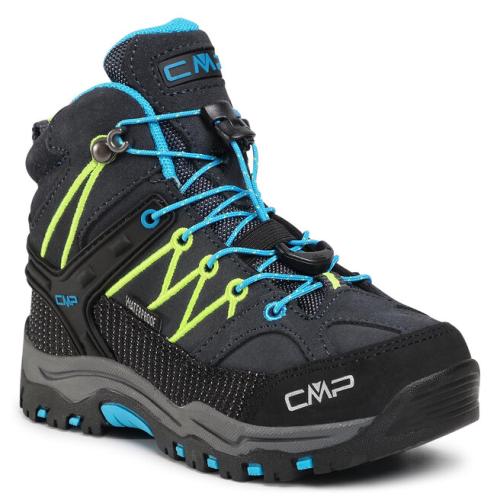 Παπούτσια πεζοπορίας CMP Kids Rigel Mid Trekking Shoe Wp 3Q12944 Antracite/Yellow Fluo 34UF