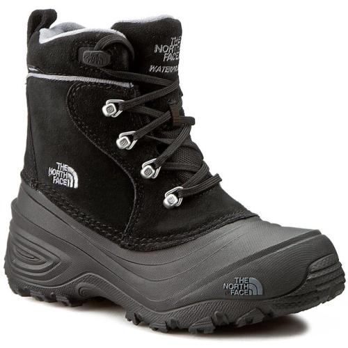 Μπότες Χιονιού The North Face Youth Chilkat Lace II T92T5RKZ2 TNF Black/Zinc Grey