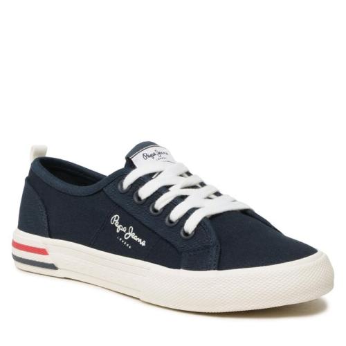 Πάνινα παπούτσια Pepe Jeans Brady Basic Boy PBS30549 Navy 595